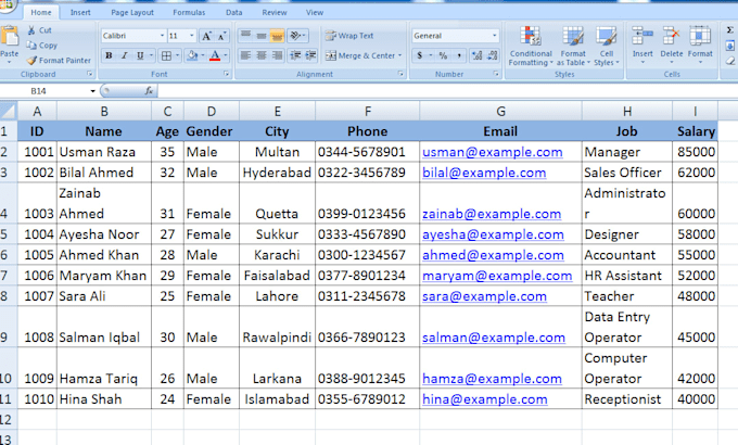 do data entry and web research