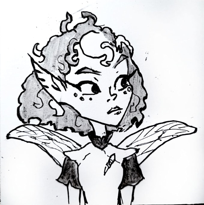 draw a detailed pen and ink illustration