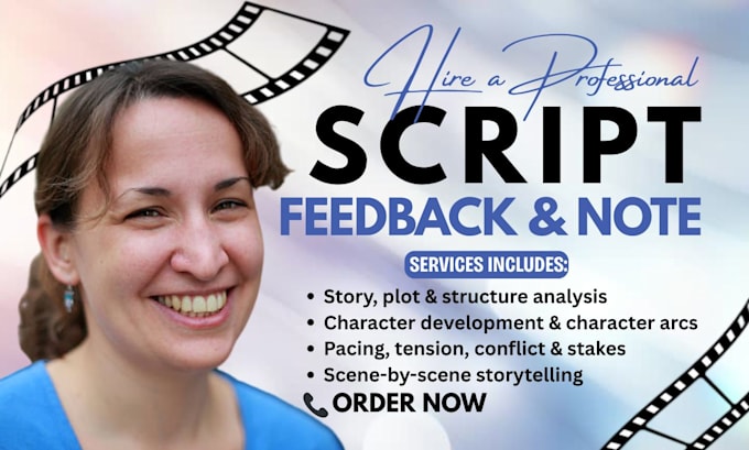 give detailed notes, script coverage, feedback, script analysis for screenplay
