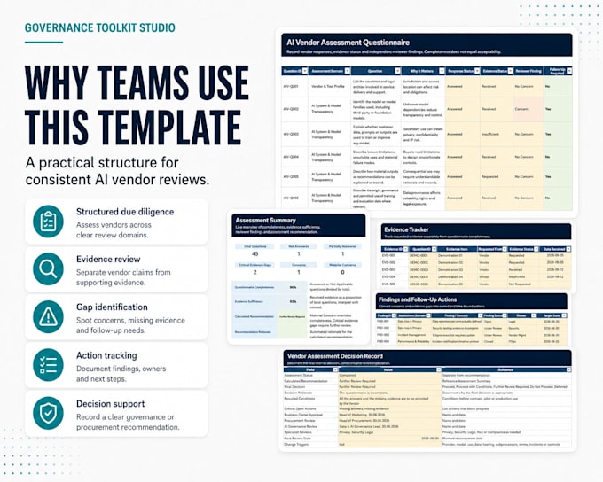 provide an ai vendor assessment questionnaire