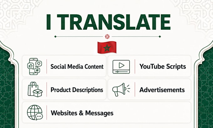 translate english into moroccan darija