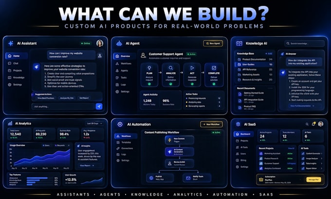 develop ai saas, ai web app, mvp and custom ai software