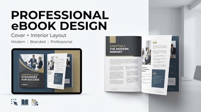 design a professional ebook, PDF ebook or digital guide