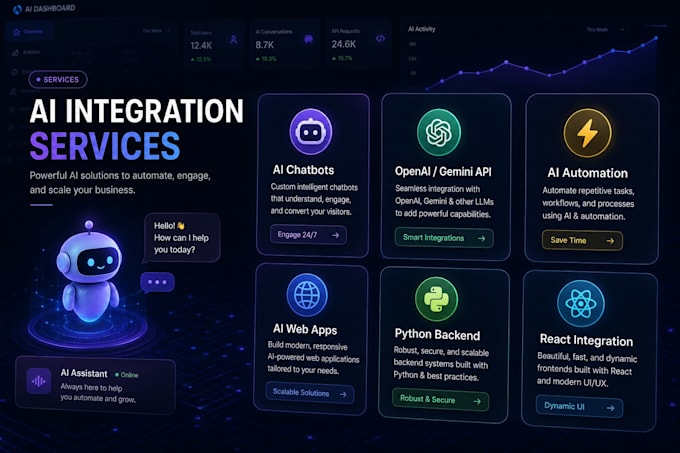 integrate ai features int your website or webapp