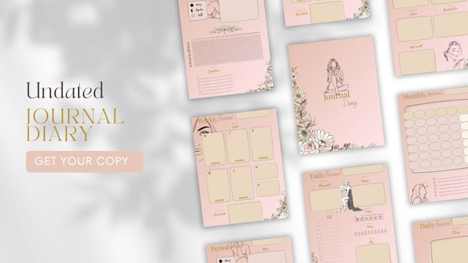 design custom aesthetic and quiet luxury digital planners