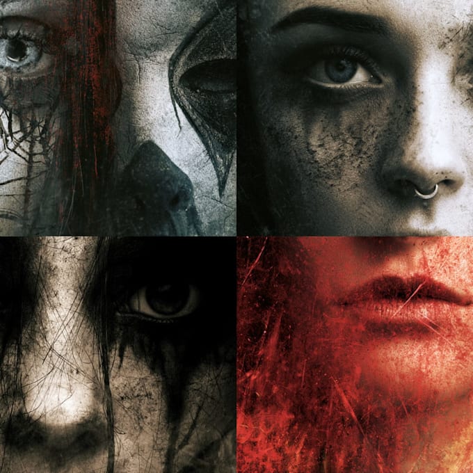 design a premium horror book cover