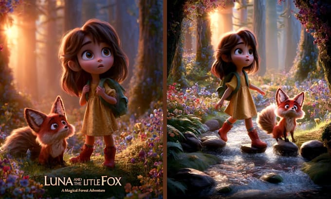 create beautiful ai illustrations for childrens books