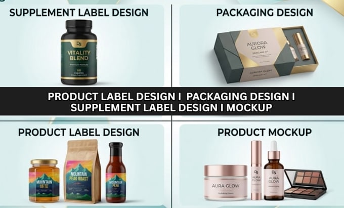 do product label design packaging design supplement label design product mockup
