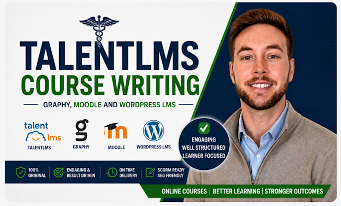 setup online course on talentlms, graphy, learnworlds, moodle and wordpress lms