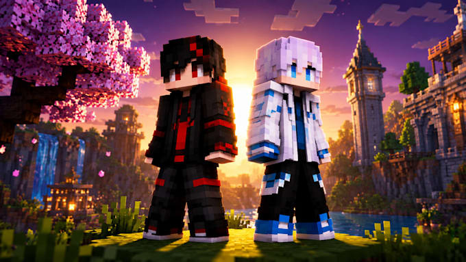 custom minecraft skins based on your character