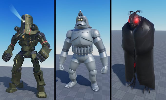 create roblox character model npc monster anime avatar rig ready for roblox