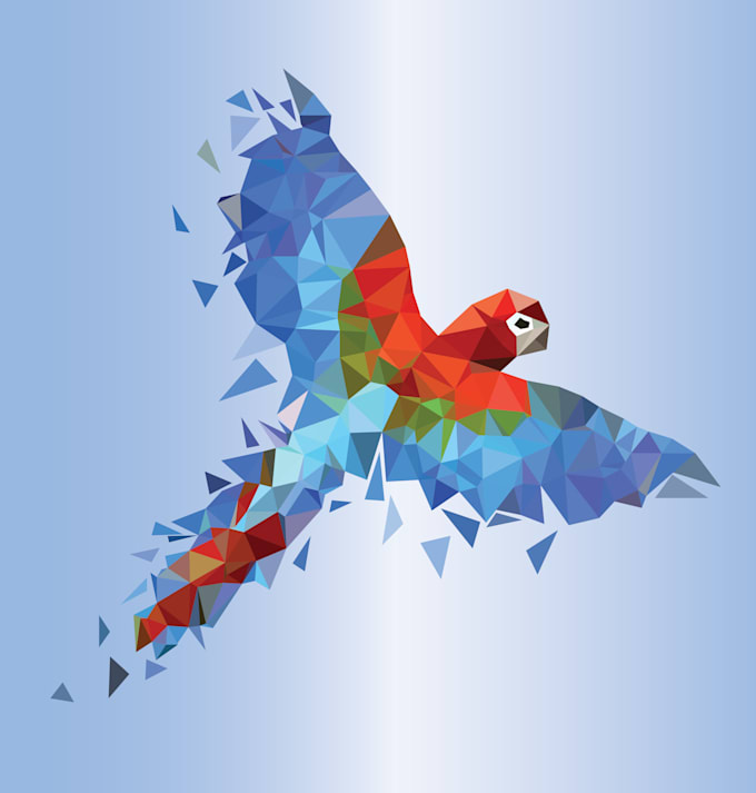 design professional polygon logo