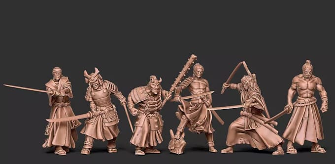 create custom 3d sculpts and miniatures for 3d printing