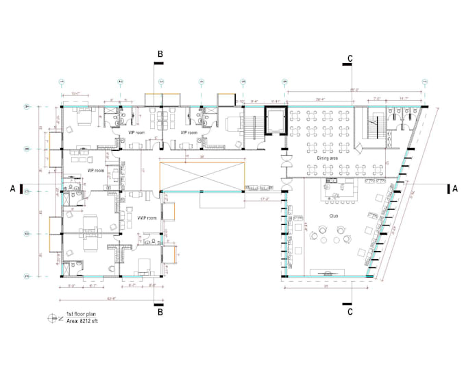 create 2d architectural drawing in autocad