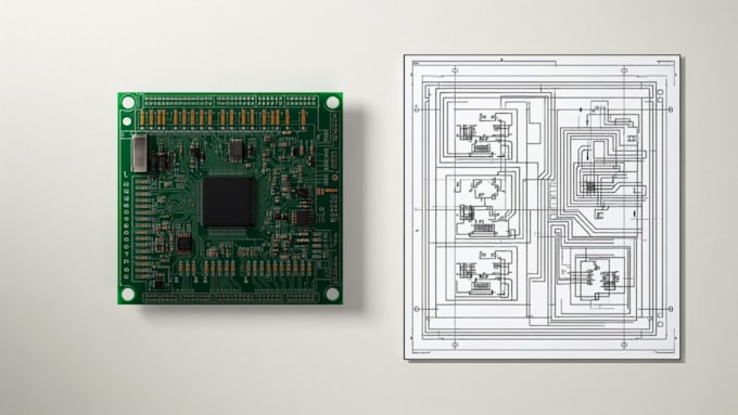 do custom pcb design, pcb layout, schematic and circuit design