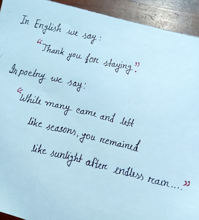 convert your text into clean handwriting