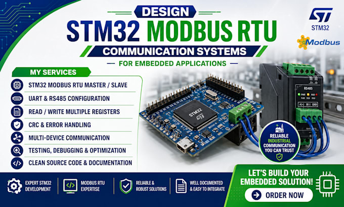 design stm32 modbus rtu communication systems for embedded applications