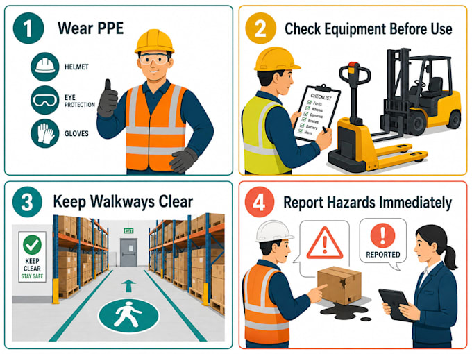 ai illustrations  for business instruction manuals