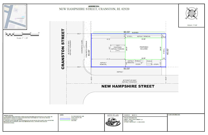 do site plan for city permit