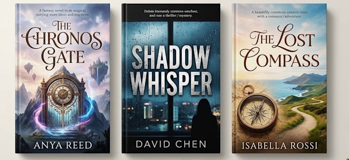 design a stunning and professional book cover