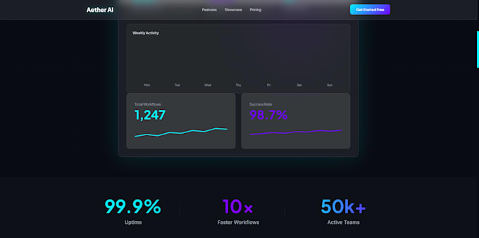 build an immersive interactive 3d landing page