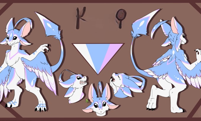 draw furry reference sheet protogen ref sheet furry ref sheet anthro character