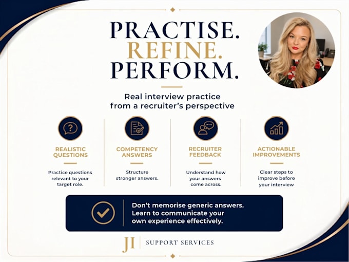 conduct a professional mock interview and provide feedback