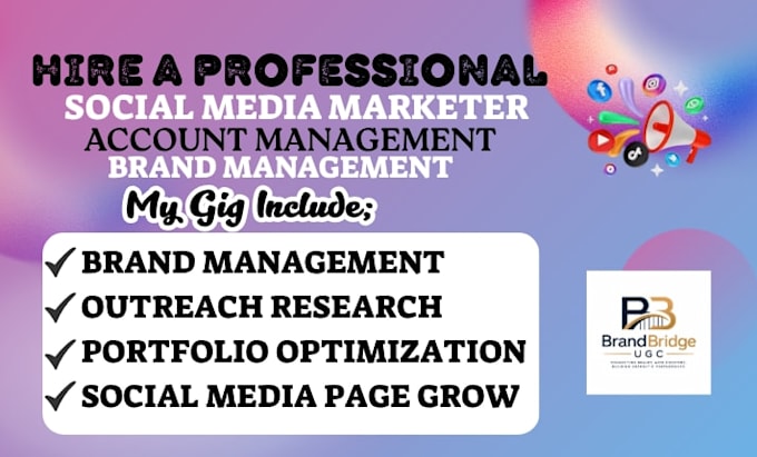 be your ugc creator manager, portfolio and outreach