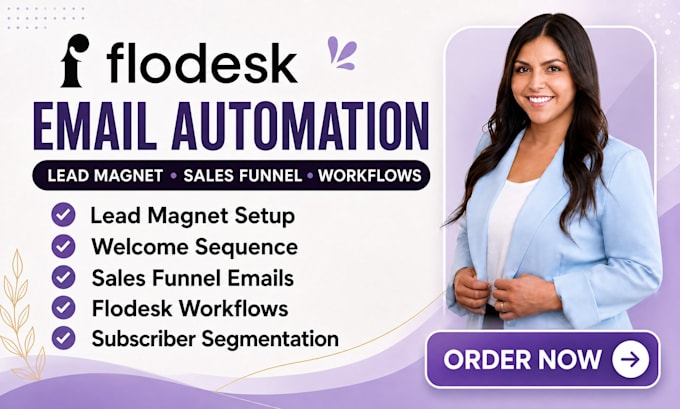 setup flodesk email automation lead magnet sales funnel flodesk workflows