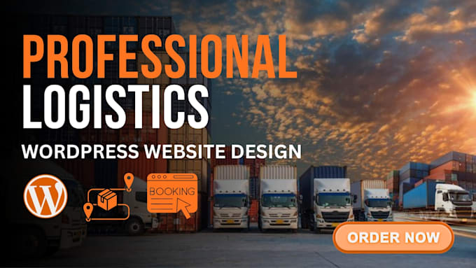 logistics, medical courier and transportation website with tracking