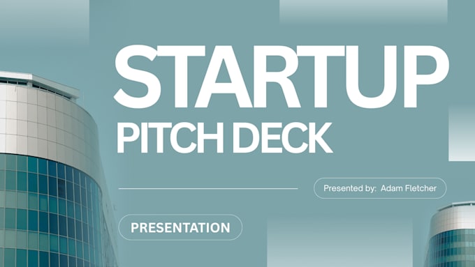 design startup pitch deck investor presentation fundraising deck