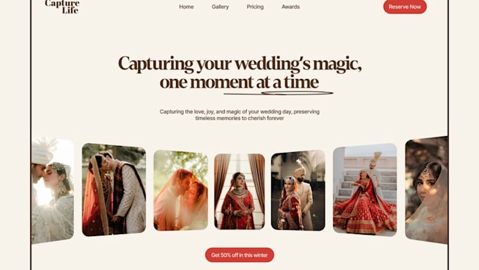 build a photo booth website that attracts clients, increases event bookings