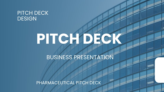 design pharmaceutical pitch deck biotech investor presentation