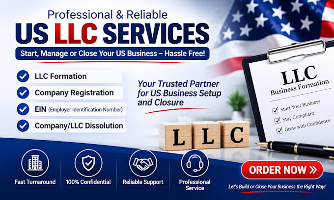 do US llc registration, formation, ein and dissolution