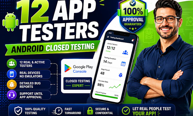 provide 12 testers, google play console 12 testers 12 app testers closed testing