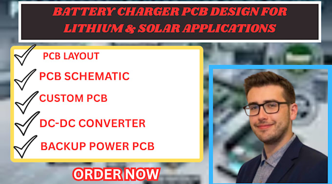 build battery charger pcb for lithium solar, ion and backup systems