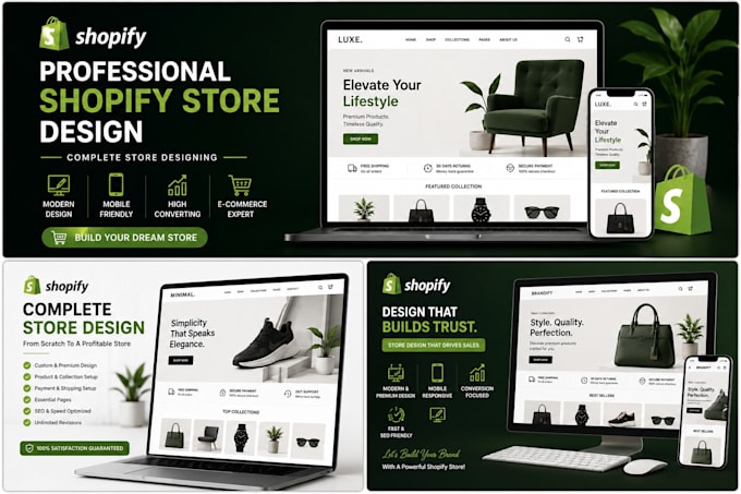 create a complete shopify store from scratch