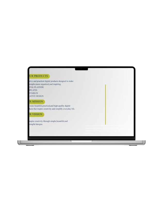 design a professional company profile