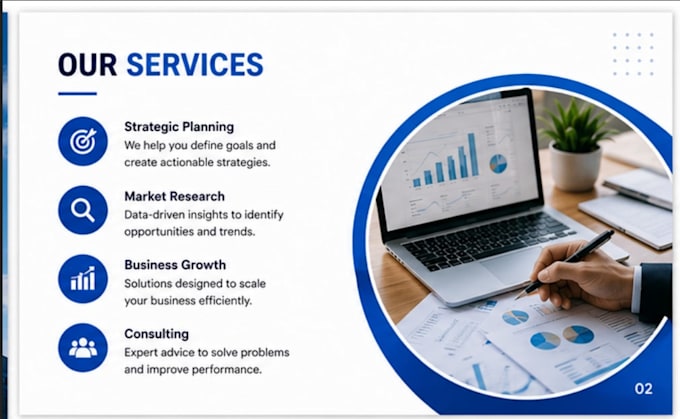 create a professional powerpoint presentation and PPT design