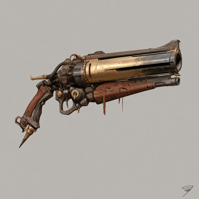 design unique weapons illustrations