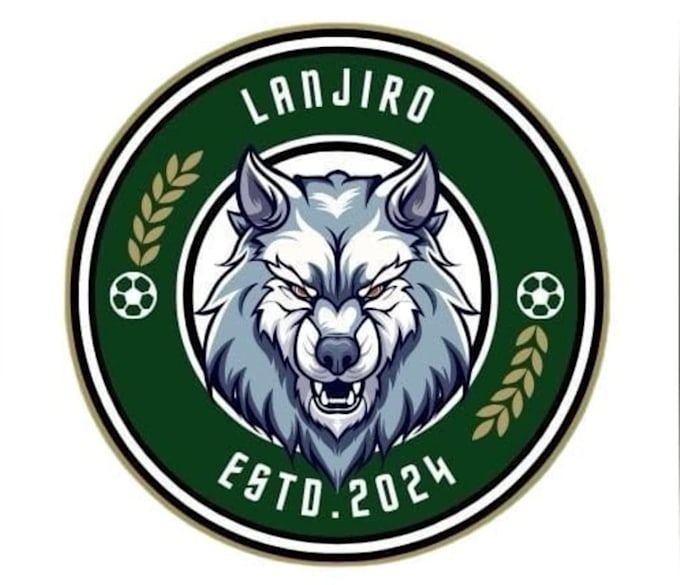 design creative modern wolf logo