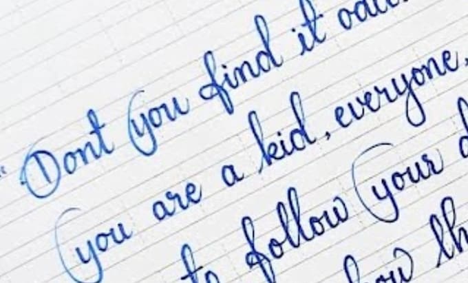 create beautiful handwritten notes