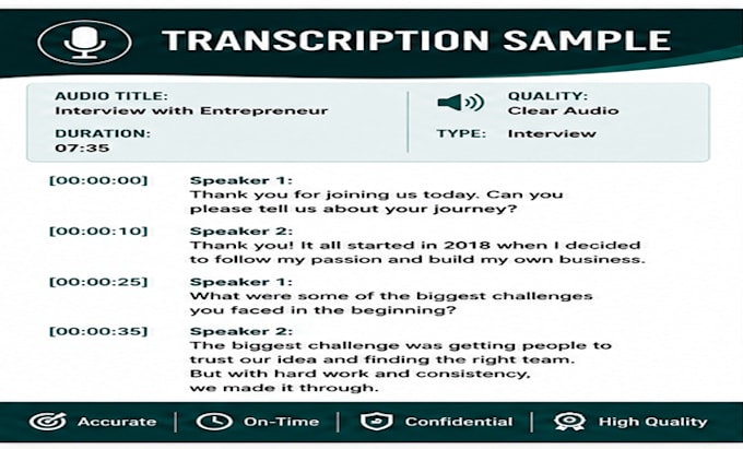 accurately transcribe audio and video files