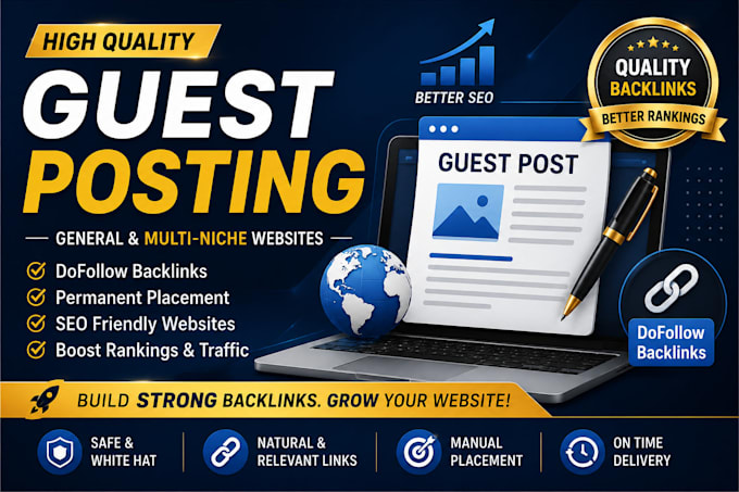 provide high quality general guest posts with dofollow