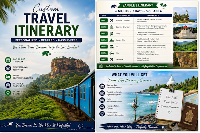 create a customized travel itinerary for your trip