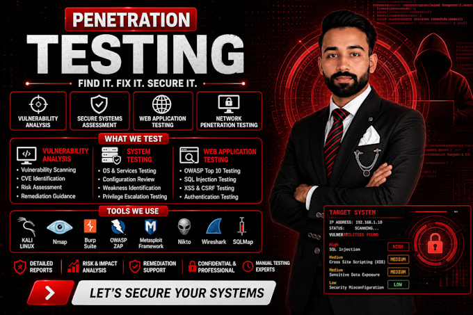 test your system, website or app