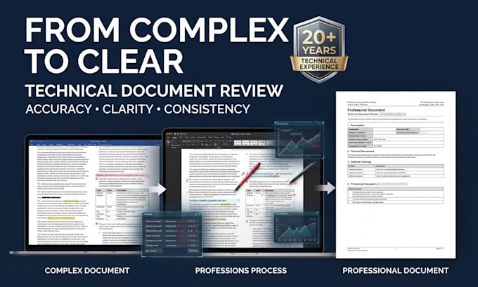 professionally edit and proofread your technical documents