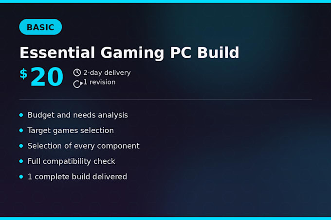 create a custom gaming PC build for your budget