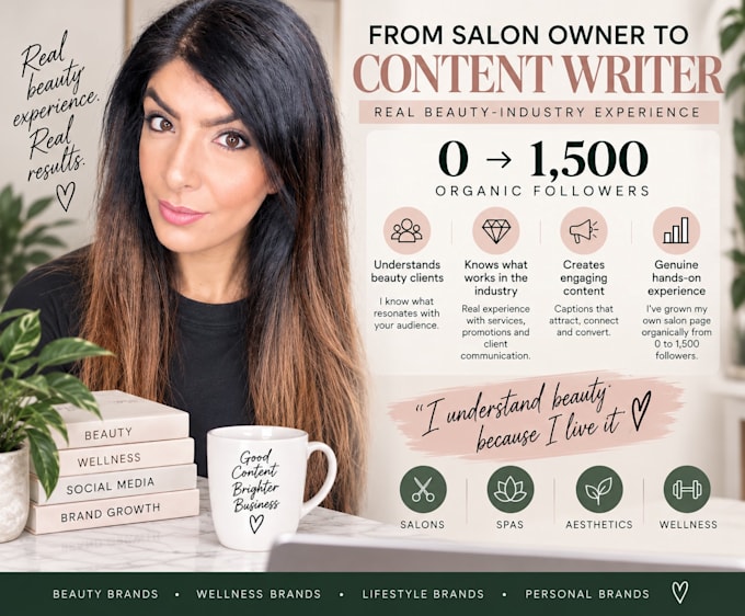 write engaging captions for beauty and wellness brands