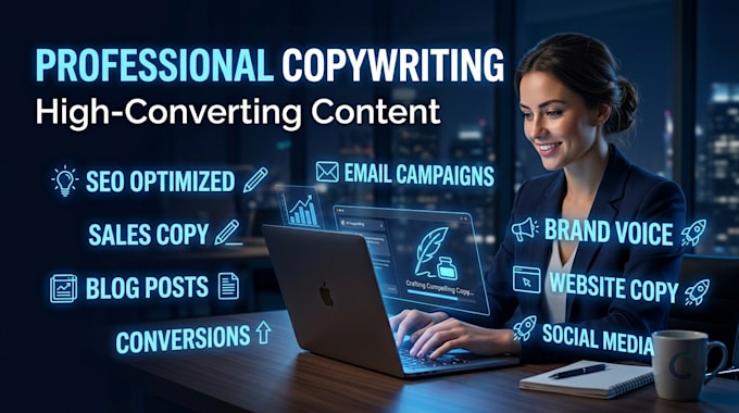 write high converting facebook ad copy and copywriting text